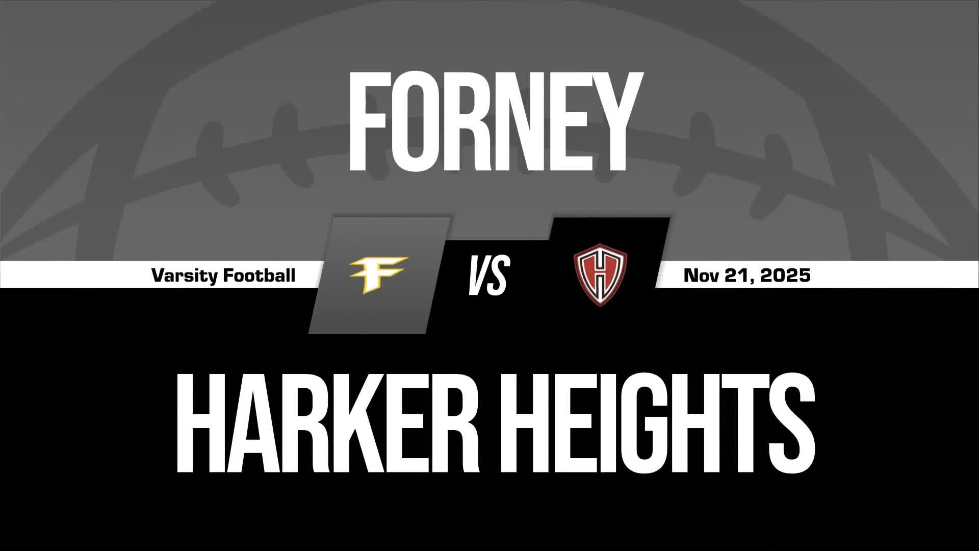 Football Recap: Saturday's  Loss Ends Forney's Winning Streak