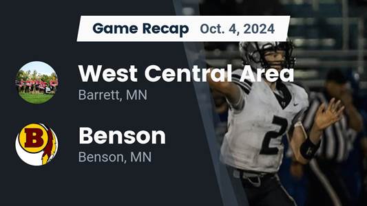 Football Recap: Benson Comes Up Short