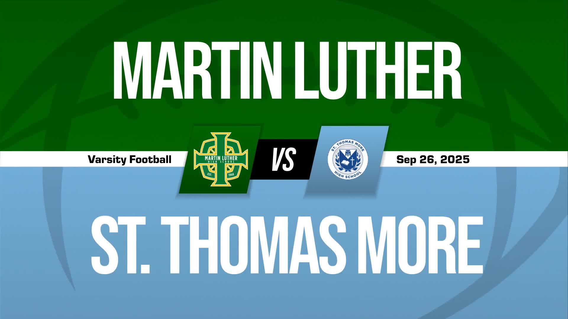 Football Game Preview: Martin Luther Spartans vs. Brown Deer Falcons + How To Watch