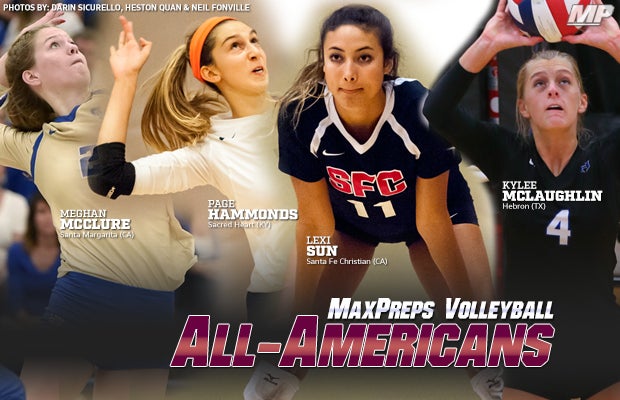MaxPreps 2016 high school All-American Girls Volleyball Team 