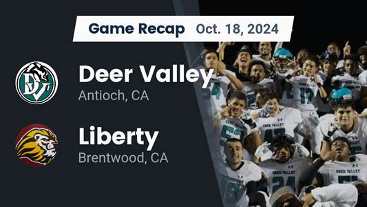 Football Recap: Deer Valley Takes a Loss