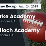 Football Game Recap: Westfield School vs. Bulloch Academy