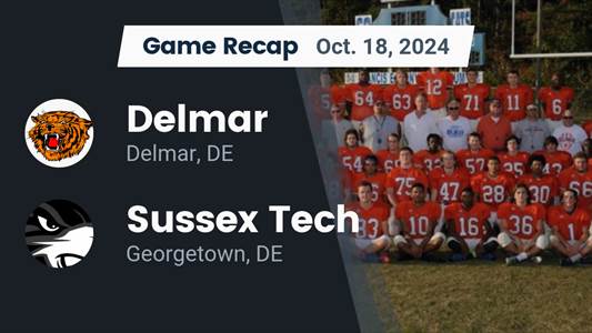 Football Recap: Sussex Tech Falls Short Against Ranked Woodbridg