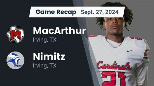 Football Recap: Nimitz's Losing Streak Snapped at Six Games
