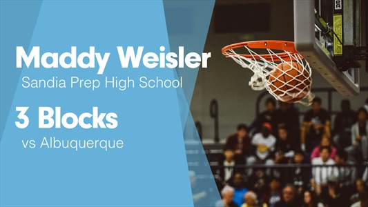 Maddy Weisler Game Report: vs Bosque