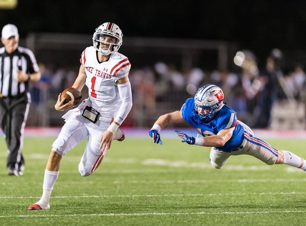 Lake Travis quarterback Hudson Card accounted for more than 4,100 yards and 59 touchdowns in 2018.