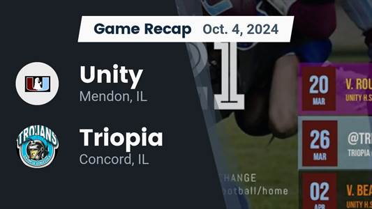 Football Recap: Unity/Seymour's Losing Streak Snapped at Six Gam