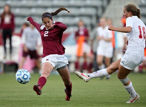 The Classical Academy is one of two undefeated teams remaining in Class 4A thanks to the efforts of Hannah Burgo, left. Burgo has tallied 14 goals and six assists for the second-ranked Titans.