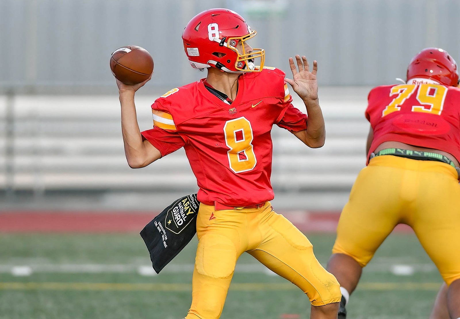 Derrik McKinney of Mount Tahoma tops this week's list after scoring eight total touchdowns and picking off a pass defensively.