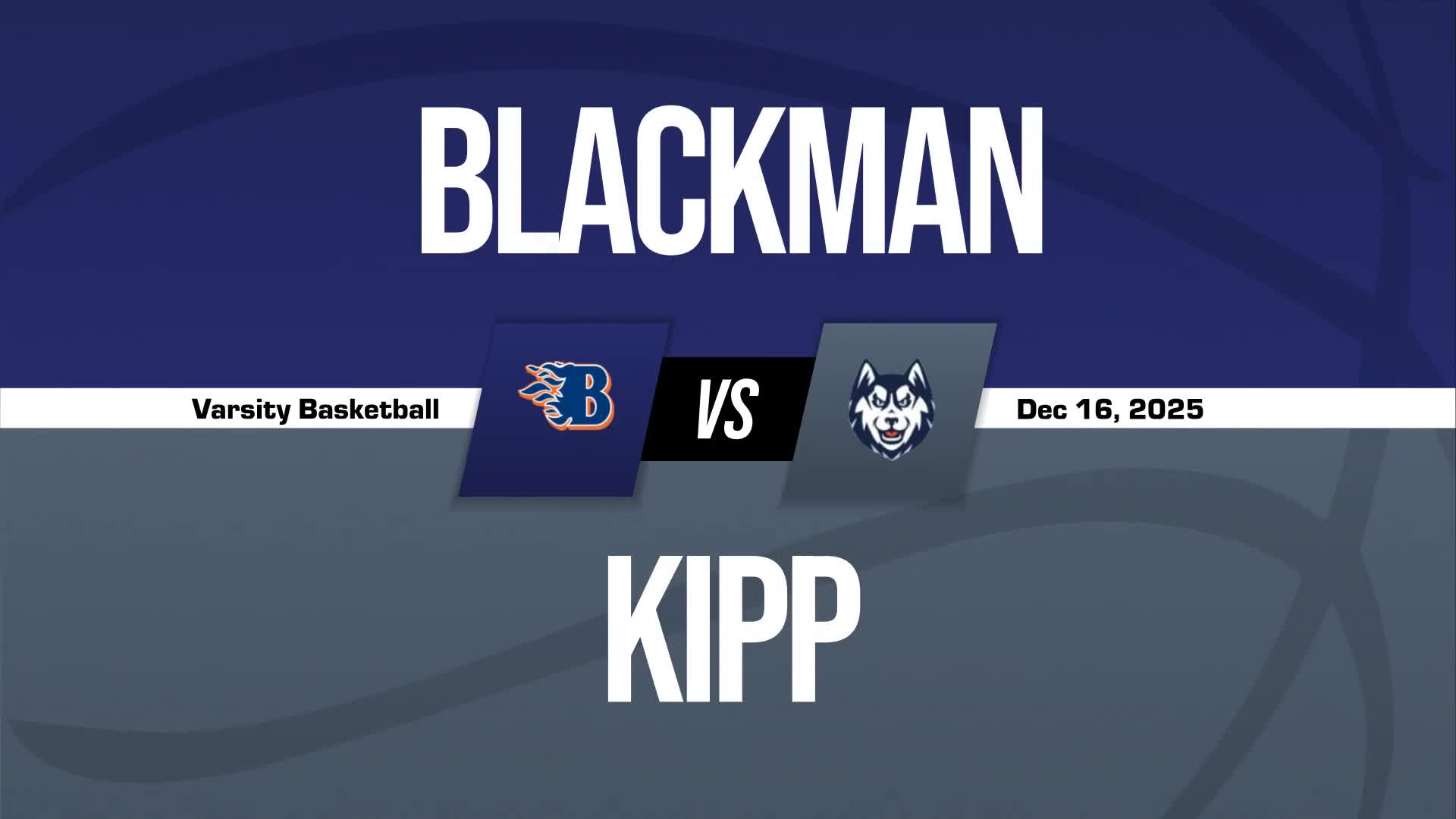 Basketball Recap: Blackman Piles Up the Points Against KIPP Glob
