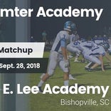 Football Game Recap: Thomas Sumter Academy vs. Lee Academy