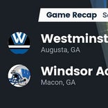 Football Game Preview: Westminster Schools of Augusta vs. Johnso