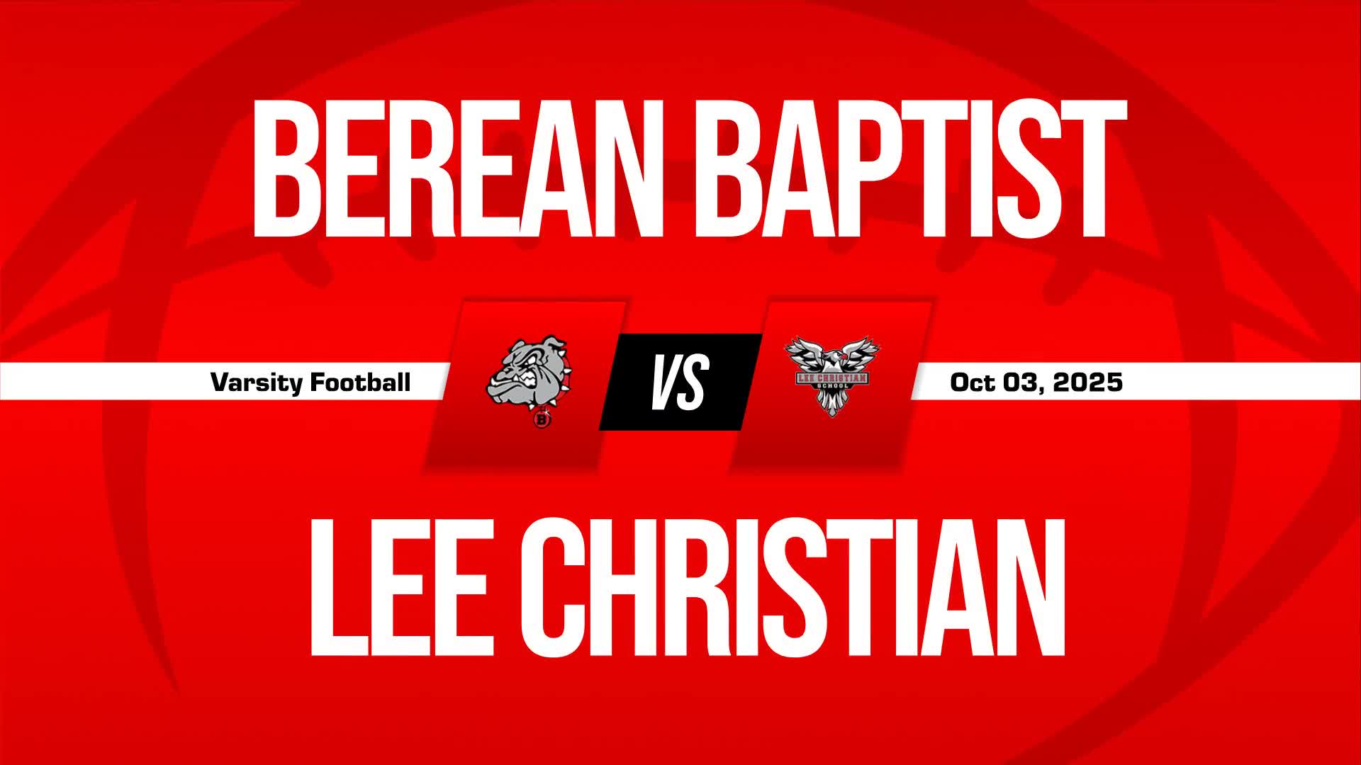 Football Game Preview: Lee Christian Falcons vs. Northeast Academy Eagles
