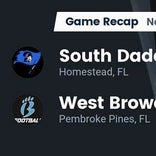 Football Game Recap: South Dade Buccaneers vs. West Broward Bobcats
