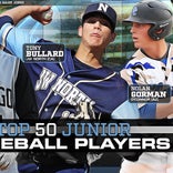 Top 50 junior baseball players nationwide