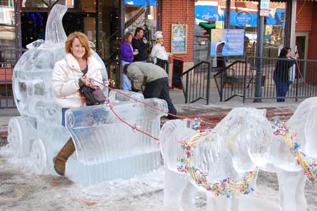 They embrace the cold in Cripple Creek, Colo., including the annual Ice Festival.