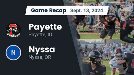 Football Recap: Payette Takes a Loss