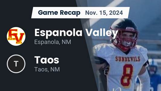 Football Recap: Taos Falls Short of Espanola Valley in the Playo