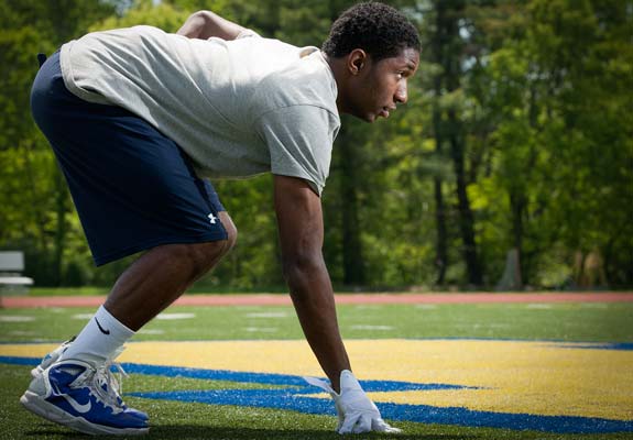 Keith Watkins is a big-name recruit and should star on the college football stage after high school.