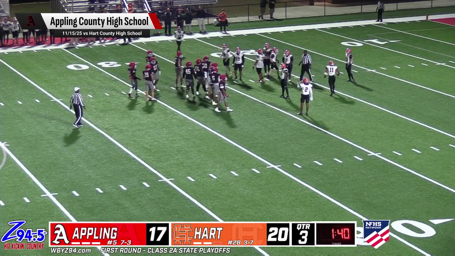 Football Recap: Friday's  Loss Ends Appling County's Winning Streak + How To Watch