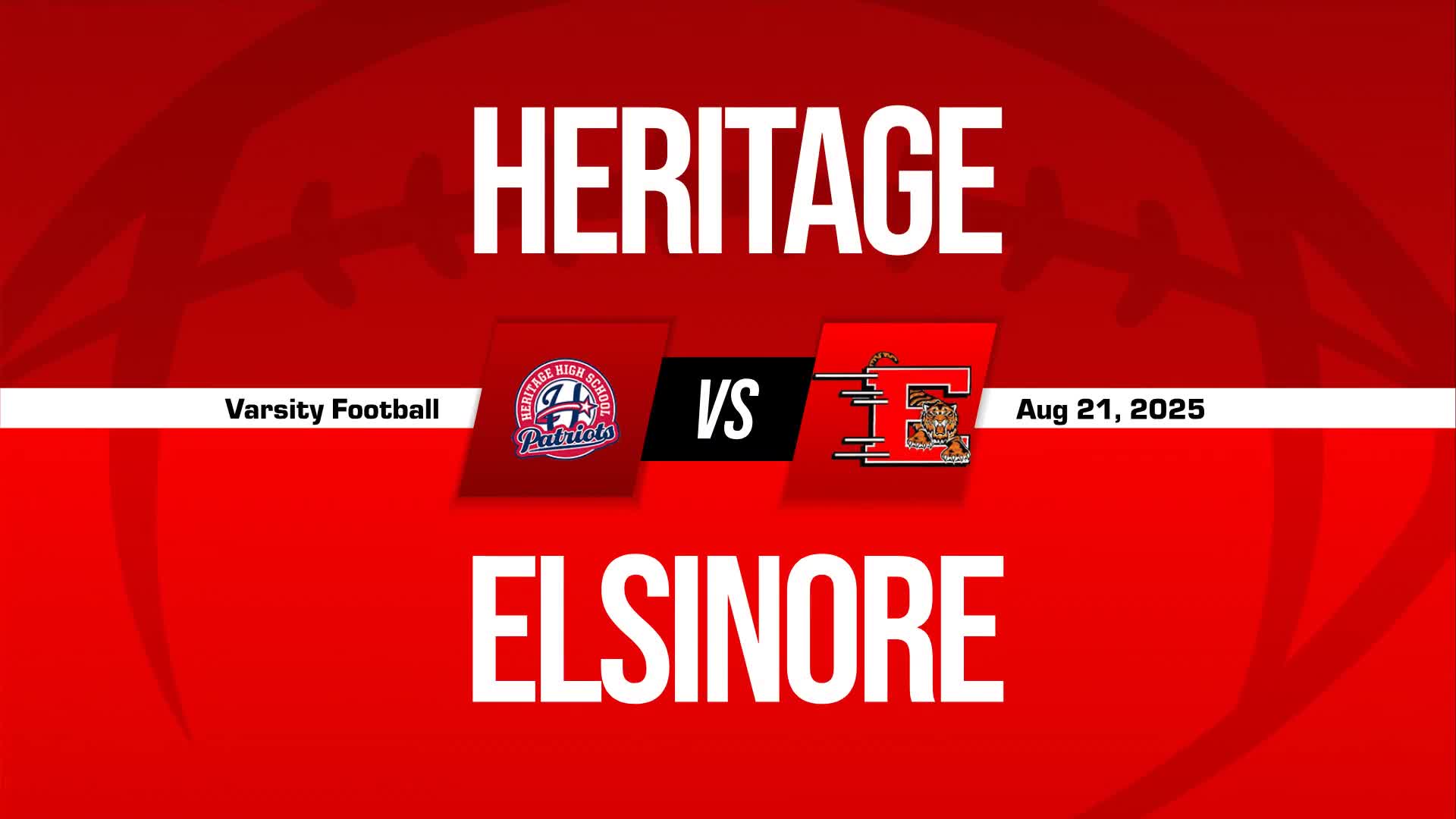 Football Recap: Heritage Comes Up Short  on the Road Against Els
