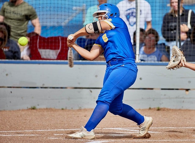 Sutter's Alexa Carino is among the Sac-Joaquin Section leaders in home runs. (Photo: Anthony Brunsman)