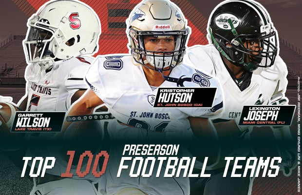 Preseason Top 100 football teams