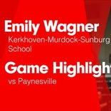 Emily Wagner Game Report: @ Dawson-Boyd