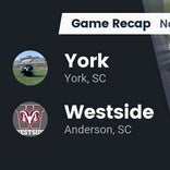 Football Game Recap: York Cougars vs. Westside Rams