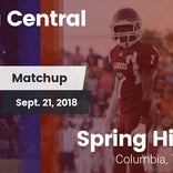 Football Game Recap: Spring Hill vs. Columbia Central