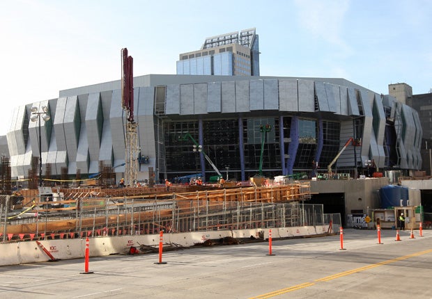 The new $507-million Golden 1 Center is currently under construction in downtown Sacramento and is scheduled to be ready for Sacramento Kings' 2016-17 season.