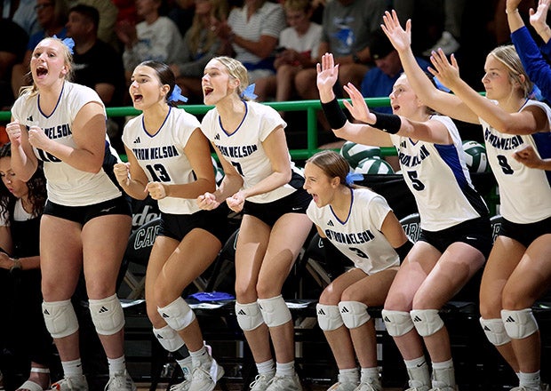 There has been plenty to celebrate over the past year for No. 1 Byron Nelson. The Bobcats haven't lost a match since Aug. 16, 2024 and haven't dropped a set this season since Aug. 15. (PHOTO: Gregory LaGrange)