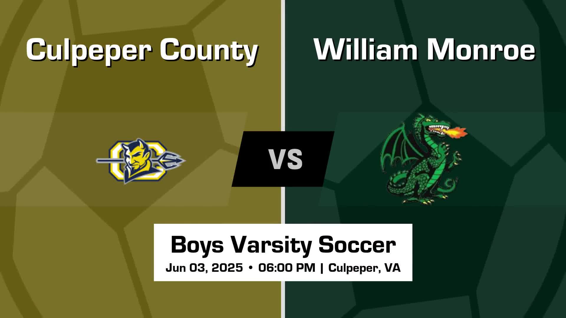 Soccer Game Preview: William Monroe vs. Meridian