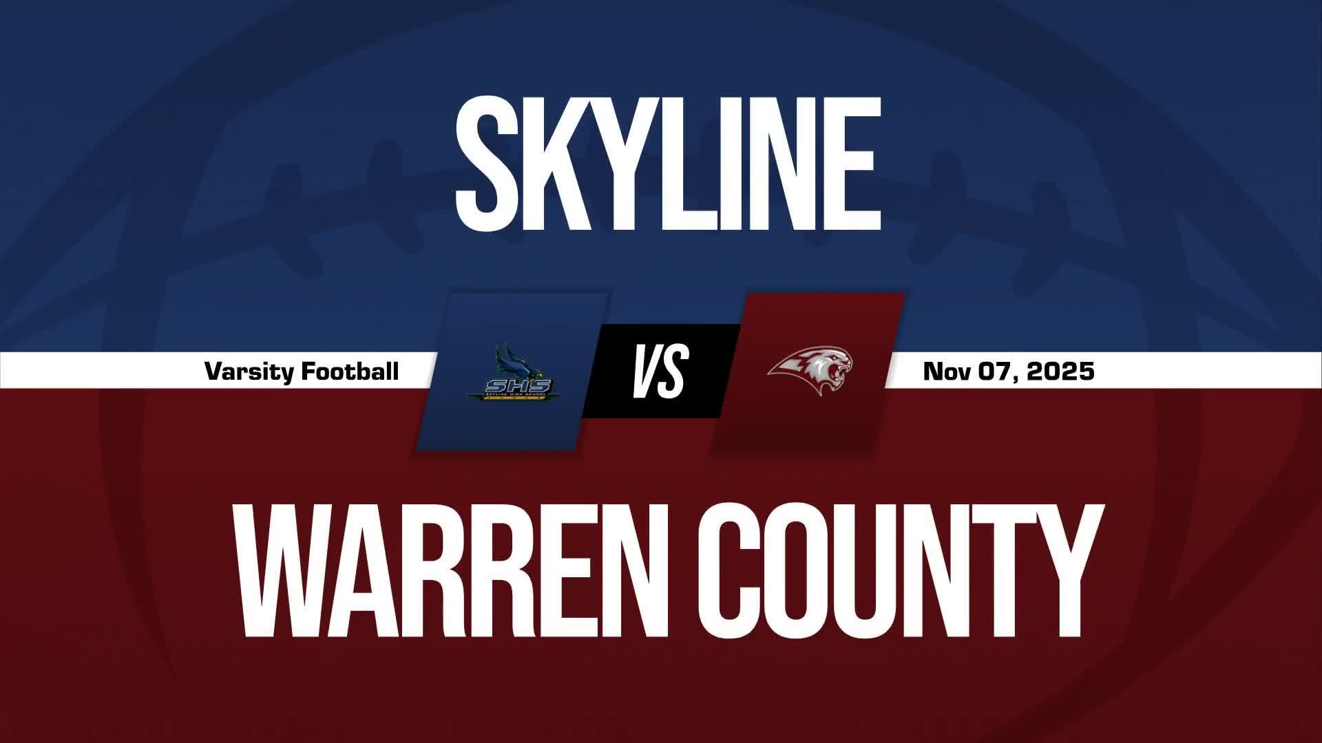 Football Game Preview: Skyline Hawks vs. Meridian Mustangs + How To Watch