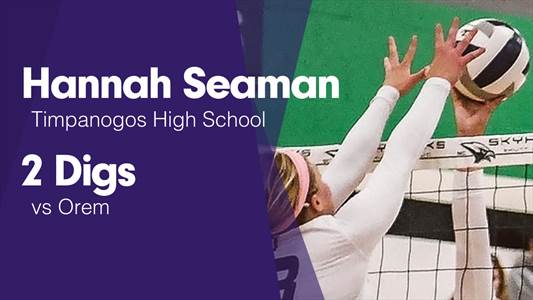 Hannah Seaman Game Report: @ Payson