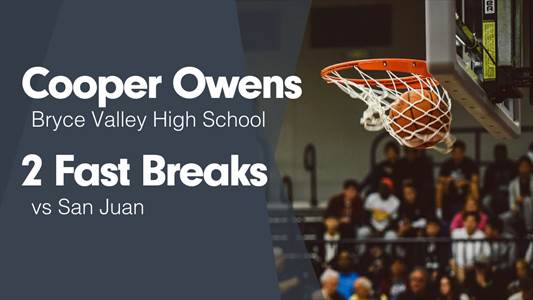 Cooper Owens Game Report: vs Escalante