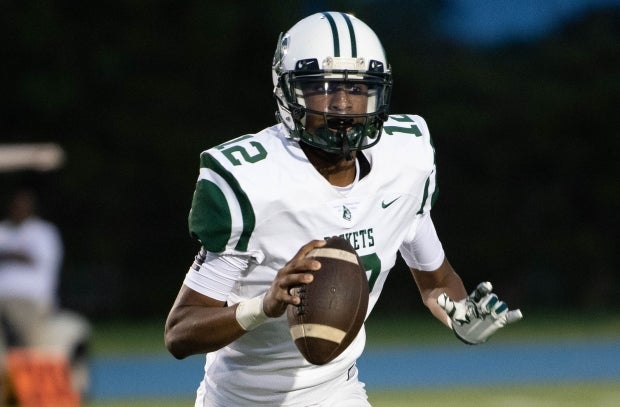 Maurice Underwood accounted for five touchdowns Friday night as Miami Central rolled past St. Thomas Aquinas in a battle of nationally-ranked South Florida powers.