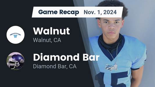 Football Recap: Walnut Takes a Loss