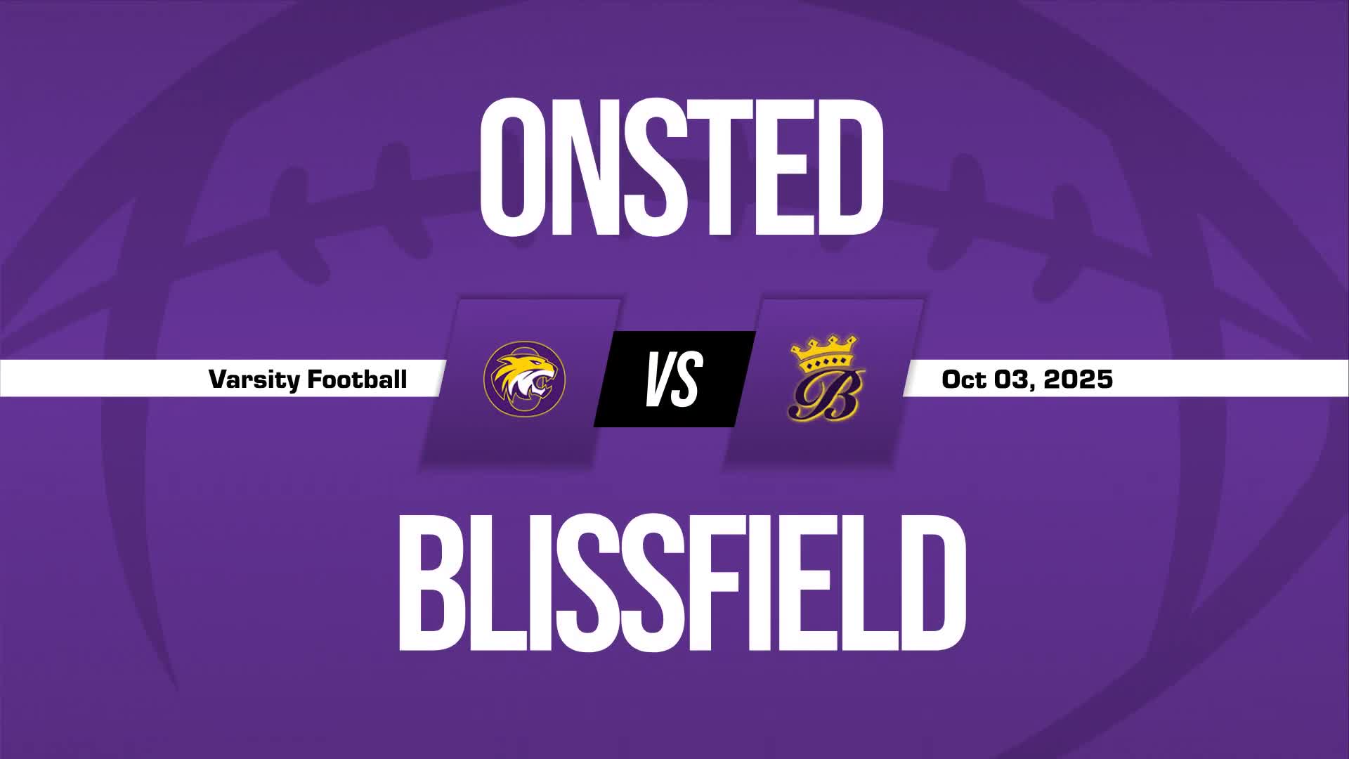 Football Game Preview: Onsted Wildcats vs. Hillsdale Hornets