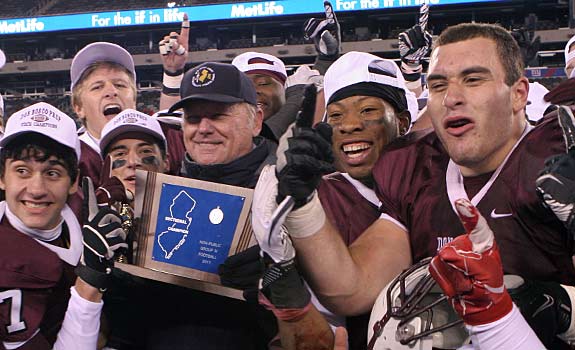 It is becoming a ritual for Don Bosco Prep to hold up the trophy at the end of the season.
