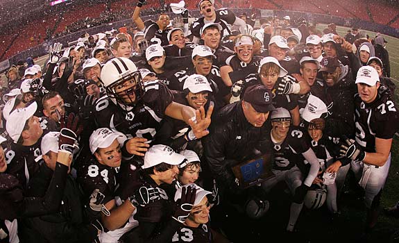 Don Bosco Prep won the state championship in 2009 during a cold snowy night.