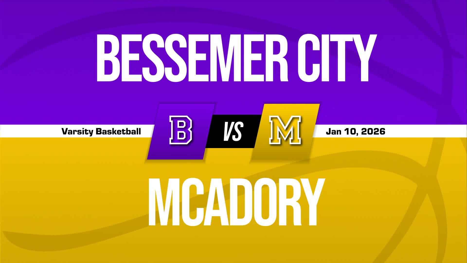 Basketball Game Preview: McAdory Yellowjackets vs. Hueytown Gold