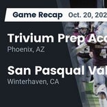 Football Game Recap: Trivium Prep Crimson Knights vs. San Pasqual Valley Warriors