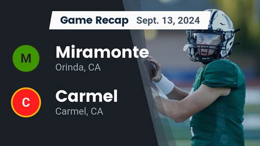 Football Recap: Miramonte Piles Up the Points Against Benicia