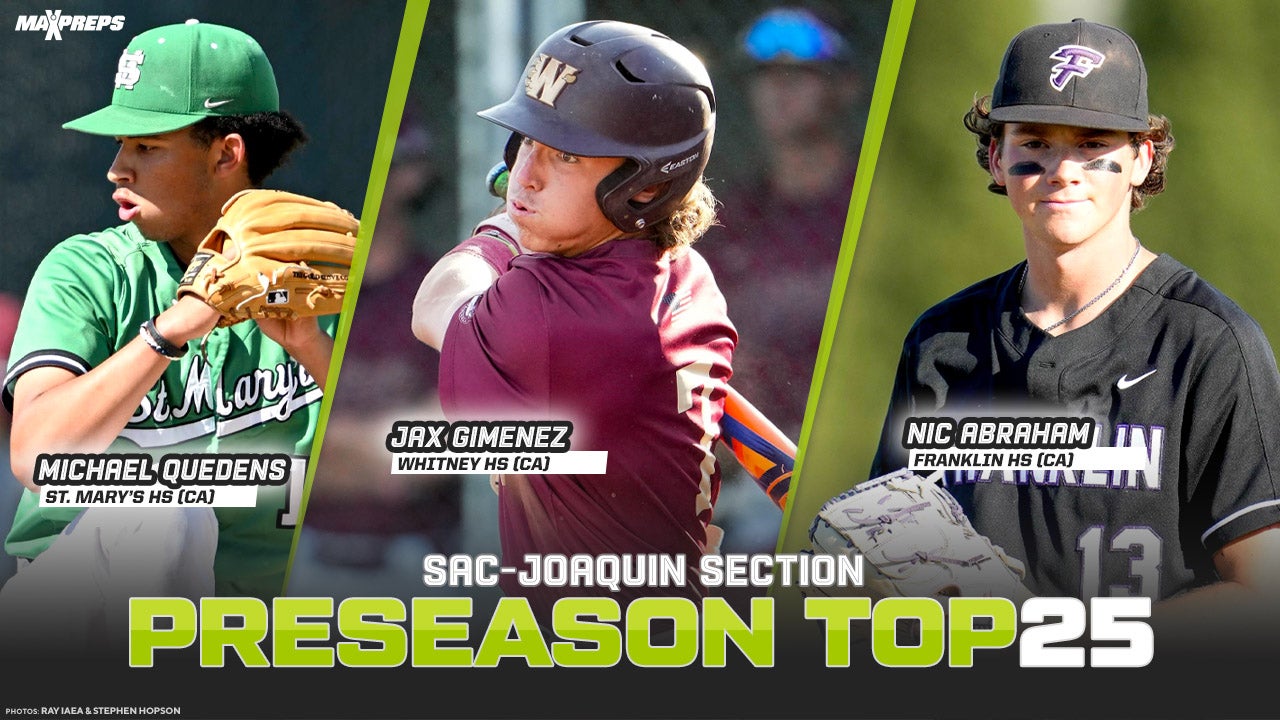High school baseball rankings: Franklin opens atop Preseason Sac-Joaquin Section MaxPreps Top 25