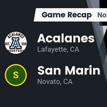 San Marin falls short of Acalanes in the playoffs