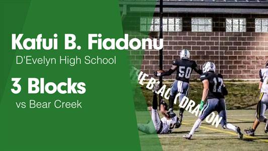 Kafui B. fiadonu Game Report: vs Pomona