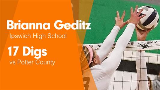 Brianna Geditz Game Report: vs Aberdeen Christian