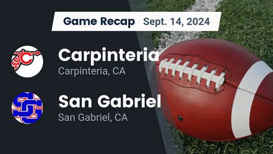 Football Recap: Carpinteria Comes Up Short
