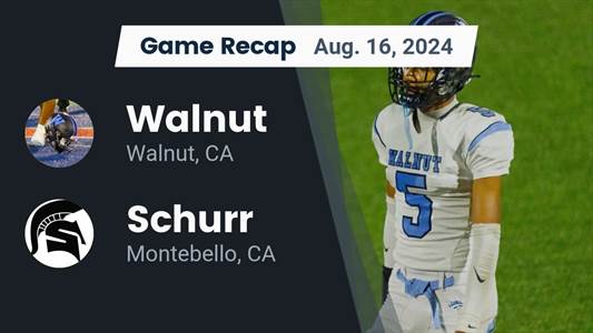Football Recap: Walnut Starts Season with  Victory at Home